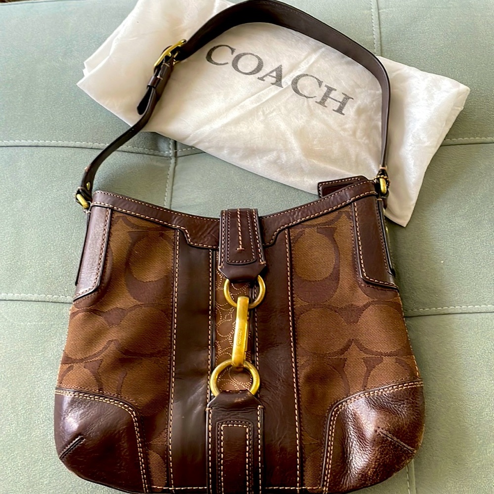 Chocolate Coach Purse.